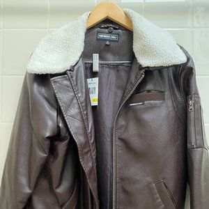 Members Only Jacket w/ Faux Fur Collar